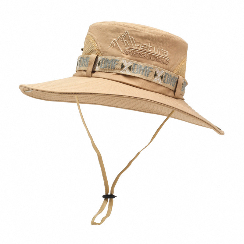 Men's  Bucket Hat Outdoor Sun Protection Wide Brim Hat Fishing Cap Beach Hiking Sun Hat