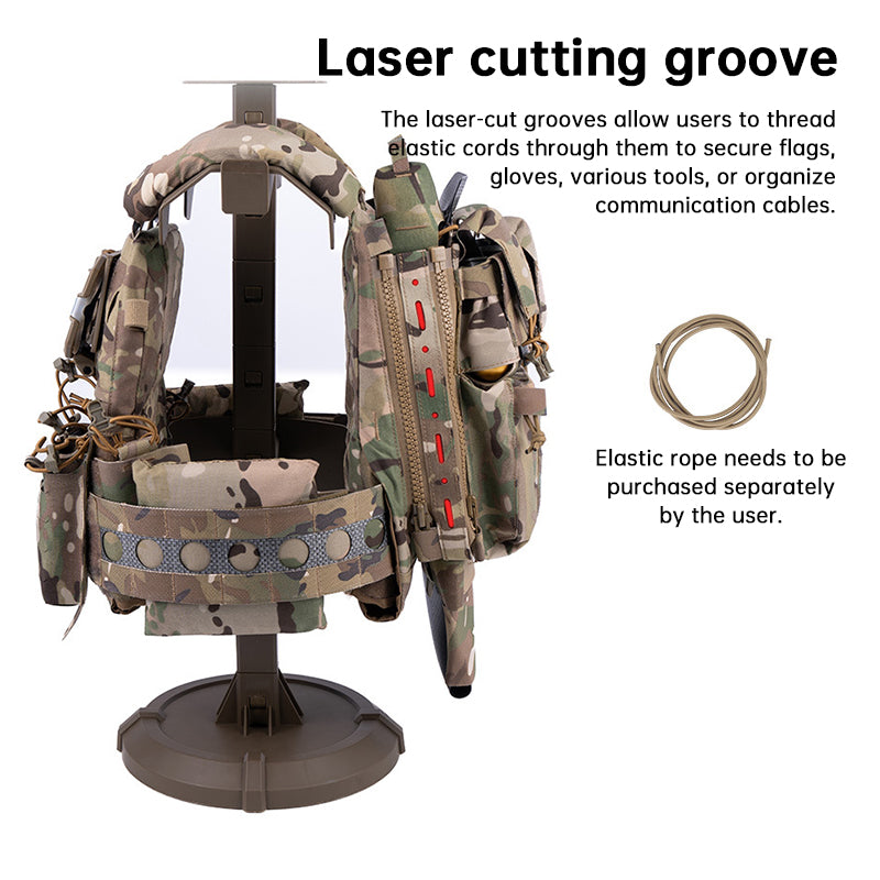 Ferro Style #10 Zipper MOLLE Panel – Tactical Rear Extension for FCPC Plate Carrier