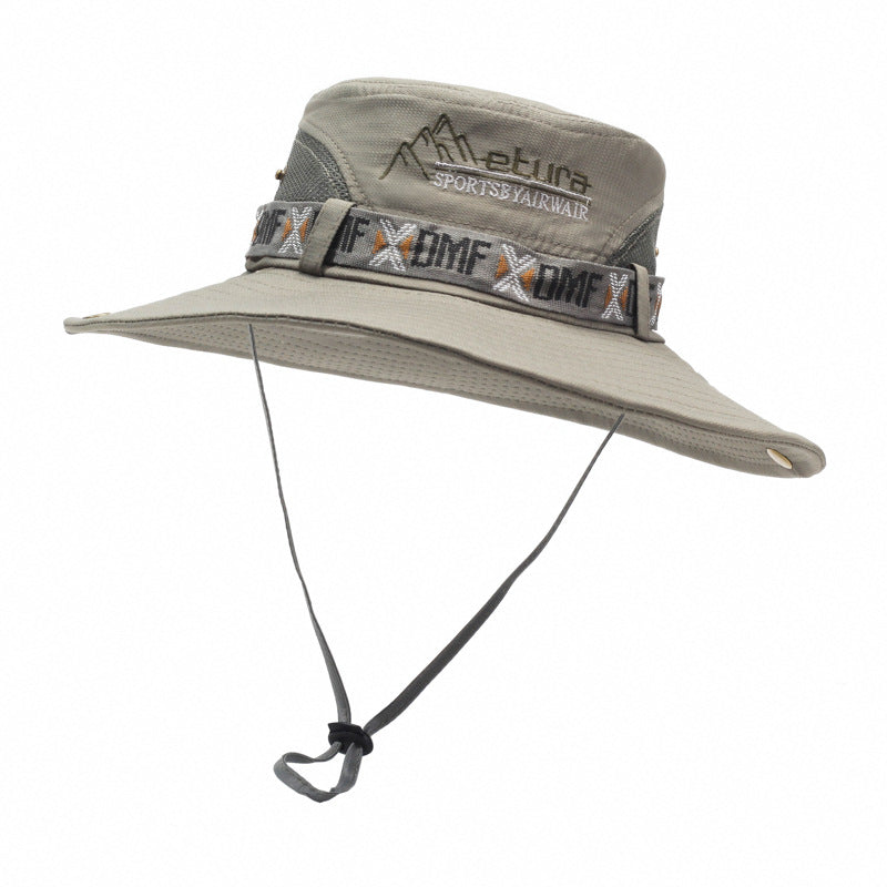 Men's  Bucket Hat Outdoor Sun Protection Wide Brim Hat Fishing Cap Beach Hiking Sun Hat