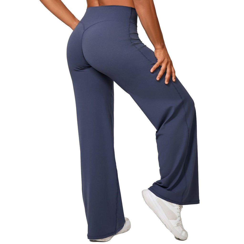 Comfortable High-Waisted Straight Leg Yoga Pants for Women