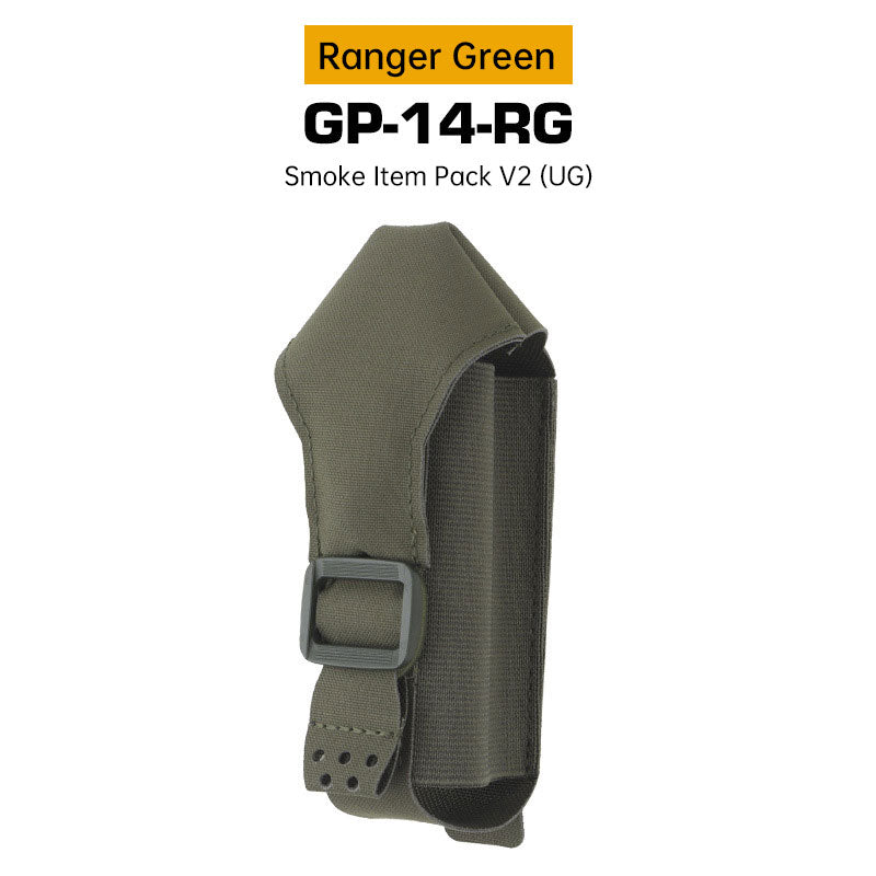 Tactical MOLLE Grenade/Magazine Pouch - Elastic & Fixed Straps for Outdoor/Airsoft Use