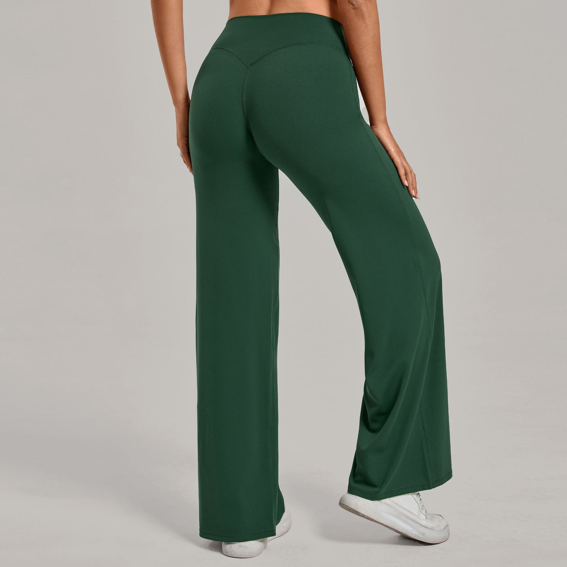 Comfortable High-Waisted Straight Leg Yoga Pants for Women