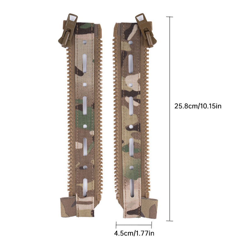 Ferro Style #10 Zipper MOLLE Panel – Tactical Rear Extension for FCPC Plate Carrier