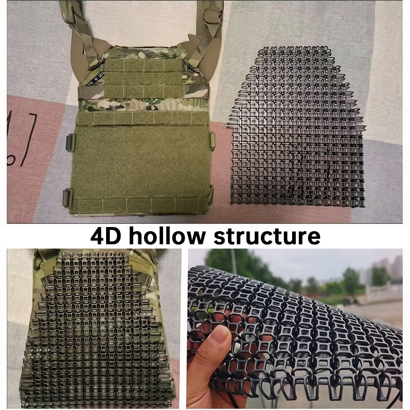 Universal 4D Perforated Tactical Helmet Liner – Breathable Soft Shock-Absorbing Pad