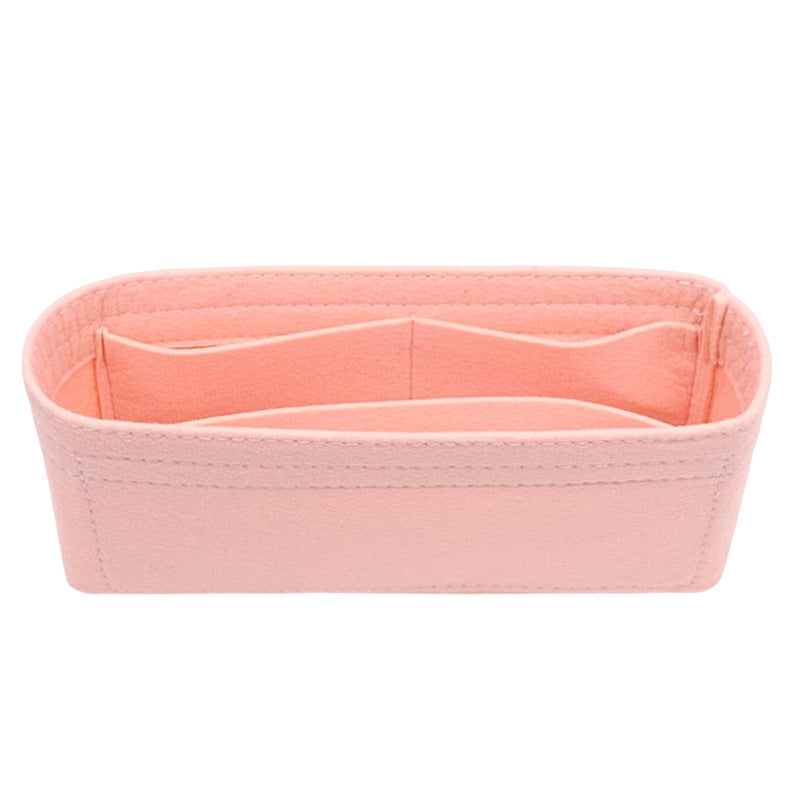 Solid Color Cosmetic Phone Storage Organizer Large Capacity Inner Bag Compartment