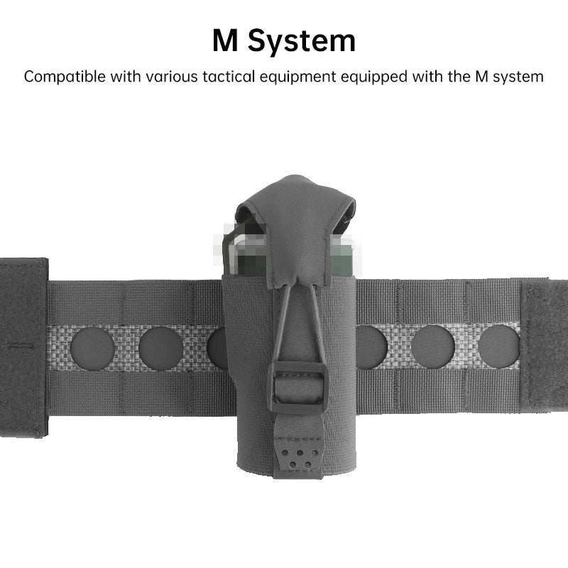 Tactical MOLLE Grenade/Magazine Pouch - Elastic & Fixed Straps for Outdoor/Airsoft Use