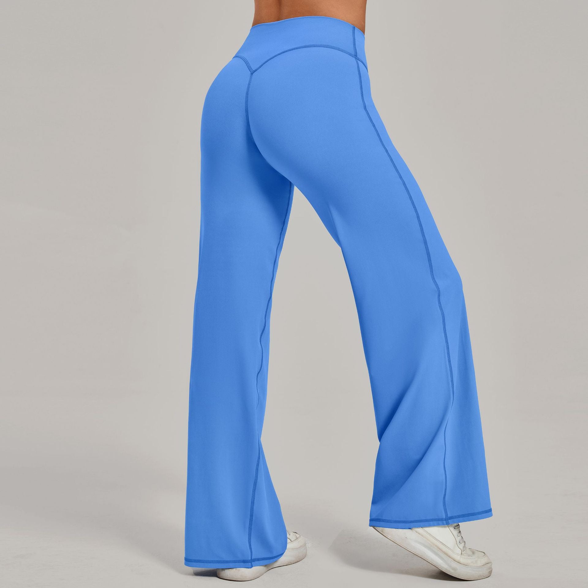 Comfortable High-Waisted Straight Leg Yoga Pants for Women