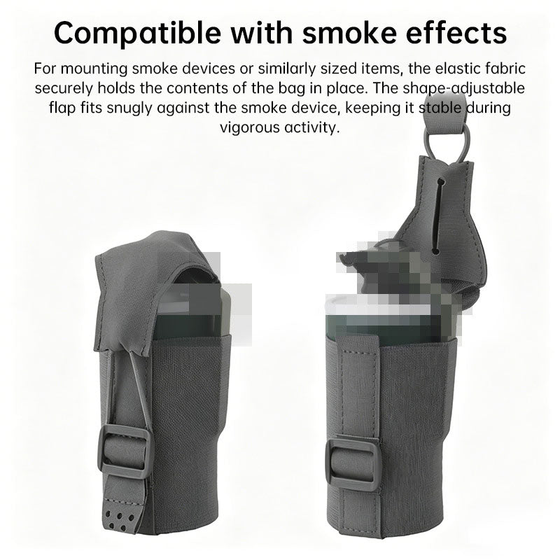 Tactical MOLLE Grenade/Magazine Pouch - Elastic & Fixed Straps for Outdoor/Airsoft Use