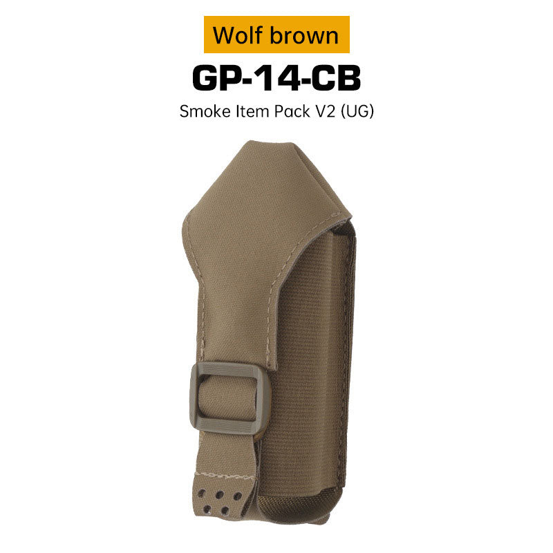 Tactical MOLLE Grenade/Magazine Pouch - Elastic & Fixed Straps for Outdoor/Airsoft Use