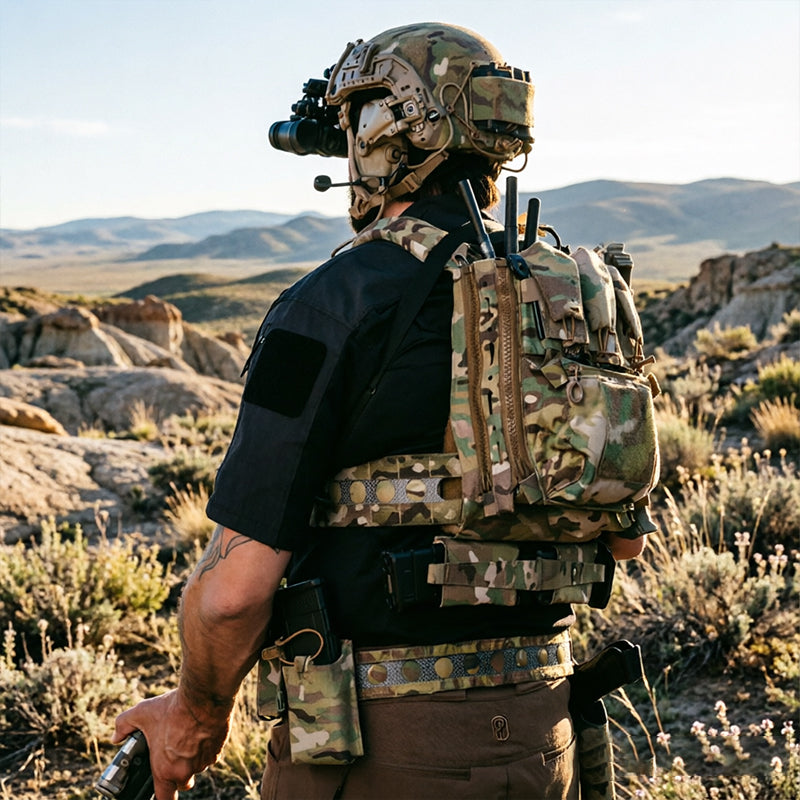 Ferro Style #10 Zipper MOLLE Panel – Tactical Rear Extension for FCPC Plate Carrier
