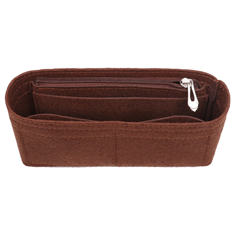 Solid Color Cosmetic Phone Storage Organizer Large Capacity Inner Bag Compartment