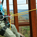 Auto Lock Carabiner & Rope Grab – High Altitude Fall Protection Safety Hook