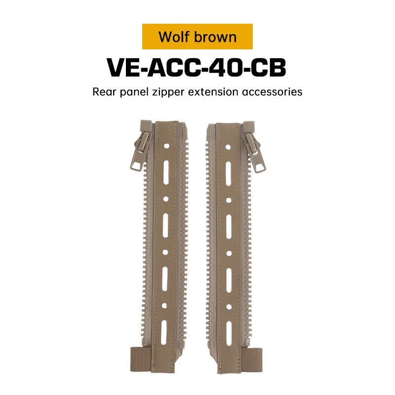 Ferro Style #10 Zipper MOLLE Panel – Tactical Rear Extension for FCPC Plate Carrier