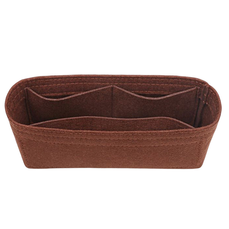 Solid Color Cosmetic Phone Storage Organizer Large Capacity Inner Bag Compartment
