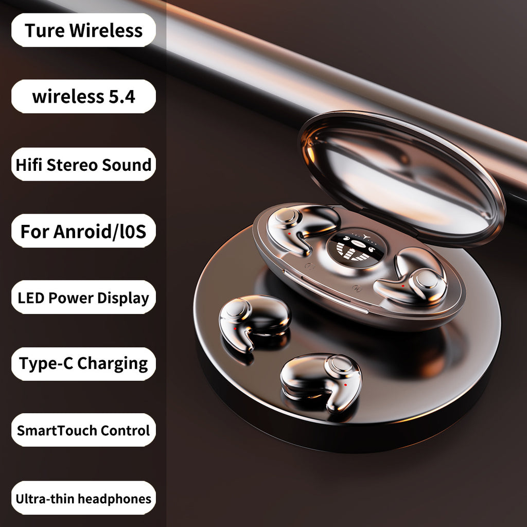 Sleep Bluetooth Earphones Long Battery Life High Sound Quality In-ear Mini Noise Cancelling