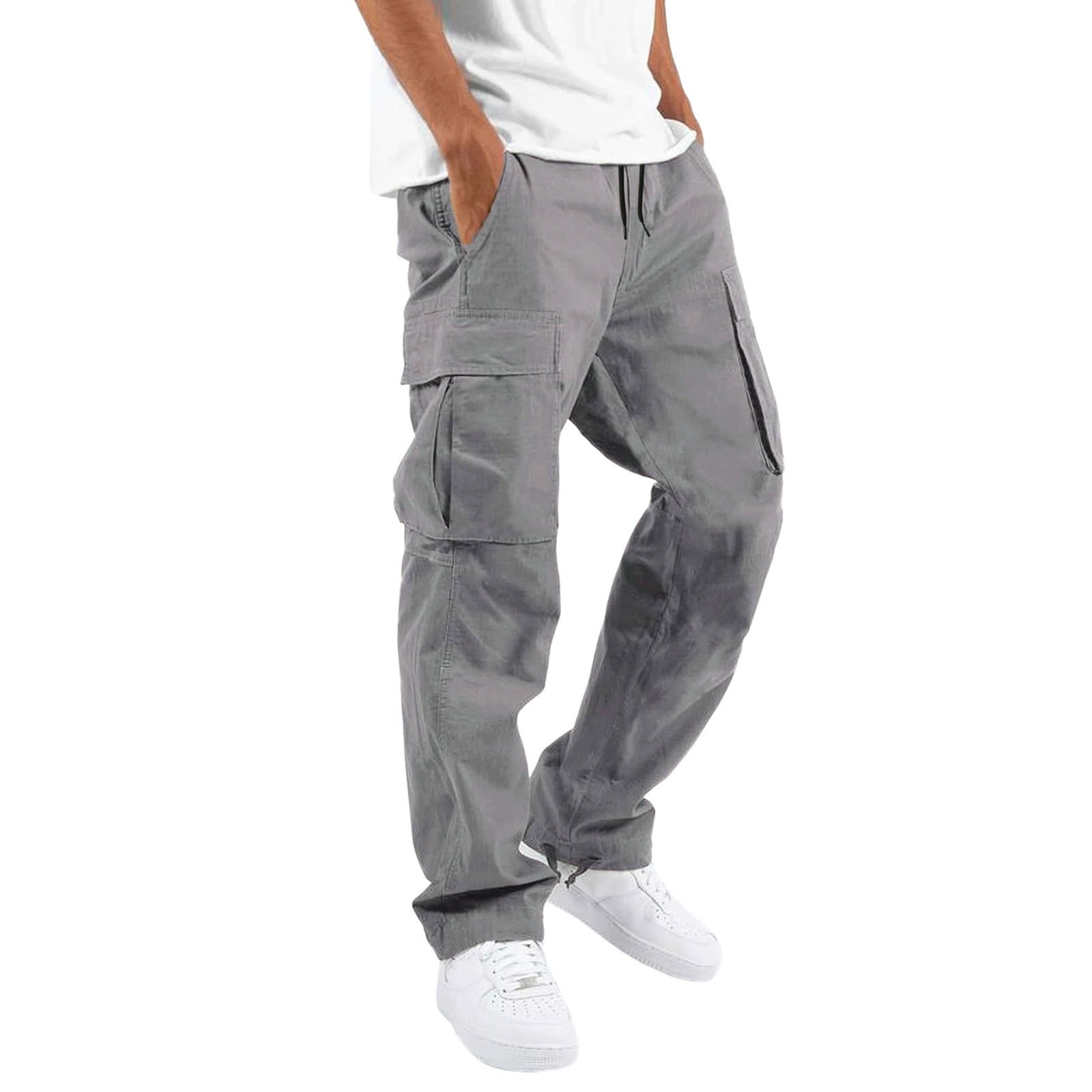 Men's Cargo Pants Long Trousers for Casual and Sporty Wear