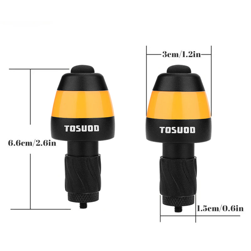 LED Bike Turn Signal Lights – Smart Handlebar End Indicators for Safe Cycling