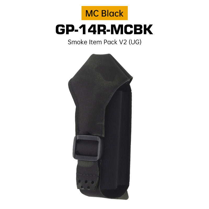 Tactical MOLLE Grenade/Magazine Pouch - Elastic & Fixed Straps for Outdoor/Airsoft Use