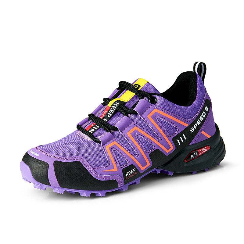 Outdoor Men's Hiking Shoes, Trail Running Shoes, Breathable Walking Shoes, Large Size Women's Shoes