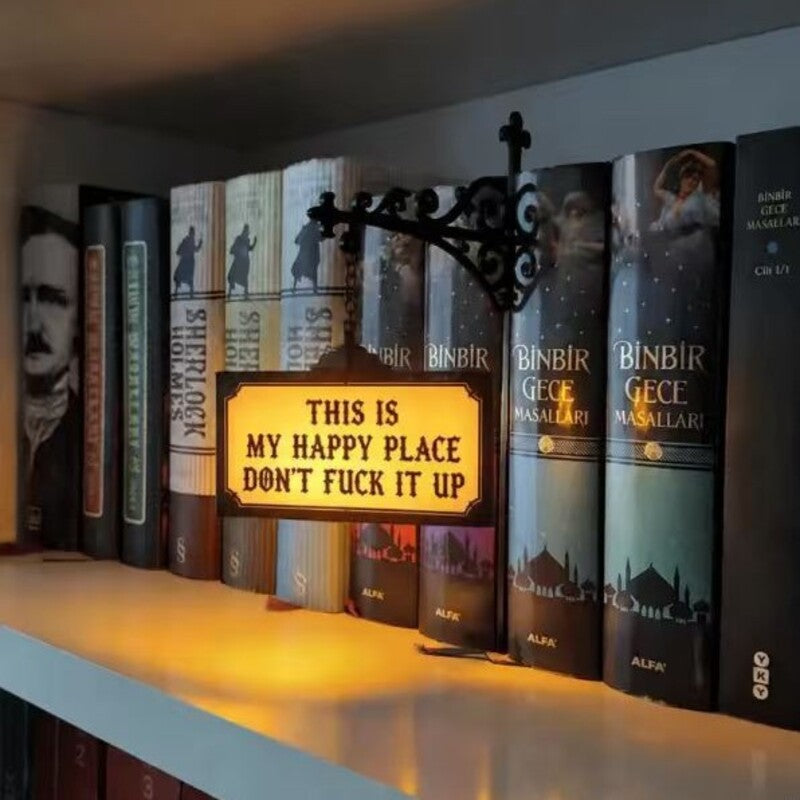 Vintage Library LED Light – Warm Glow Bookshelf & Reading Lamp for Home Décor