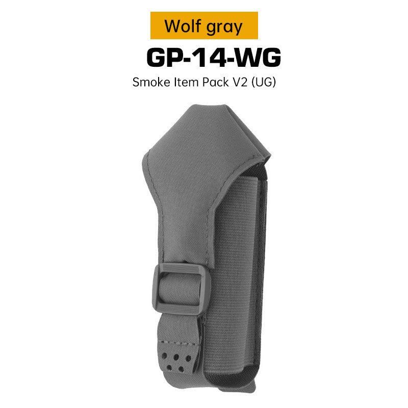 Tactical MOLLE Grenade/Magazine Pouch - Elastic & Fixed Straps for Outdoor/Airsoft Use