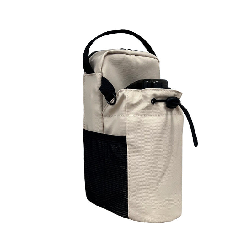 Fitness Magnetic Water Bottle Bag, Large Capacity Multi-Functional Sports Water Bottle Storage Hanging Bag