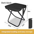 Outdoor Folding Chair, Portable Fishing Chair, Compact Train Stool, Foldable Camping Chair, Mini Camping Bench