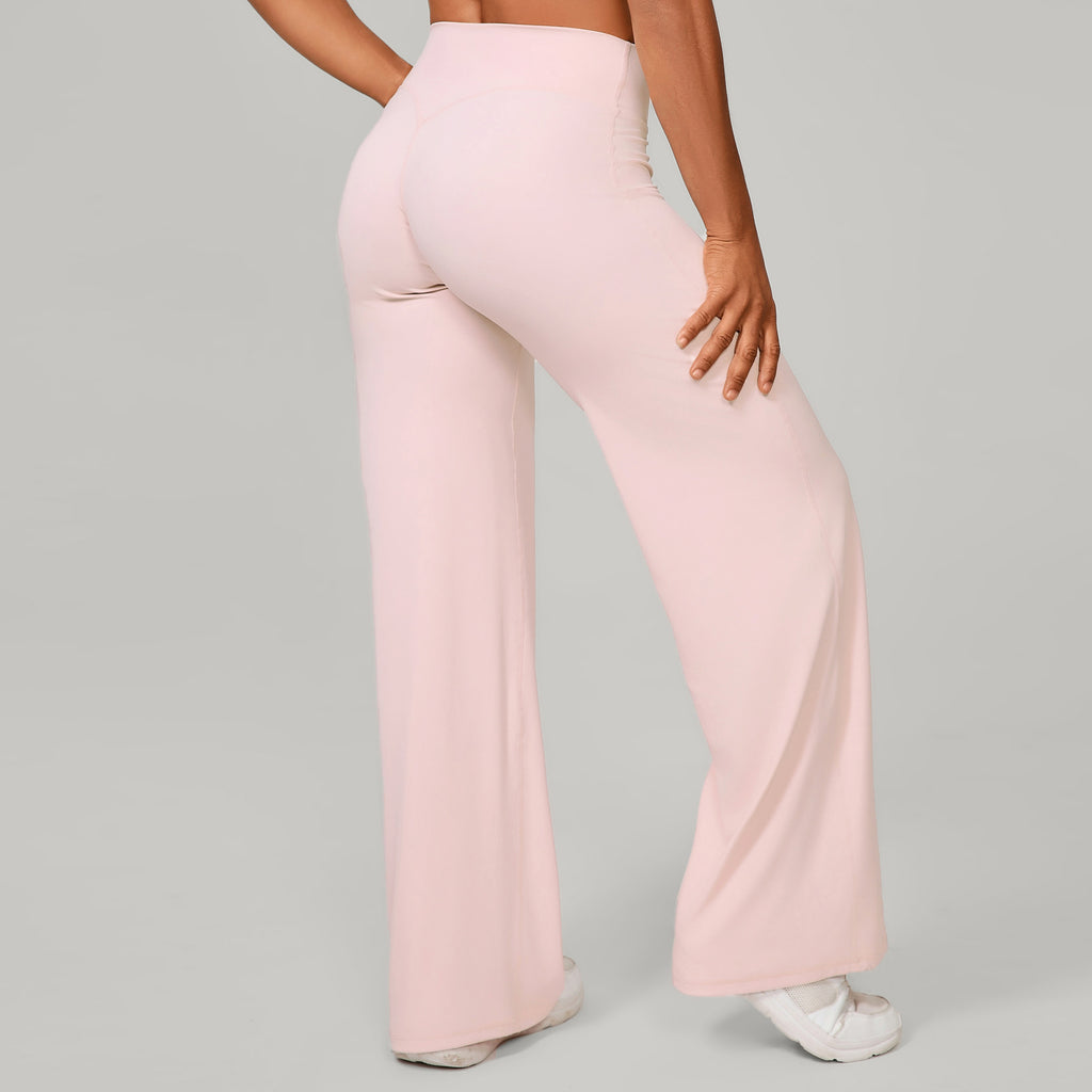 Comfortable High-Waisted Straight Leg Yoga Pants for Women
