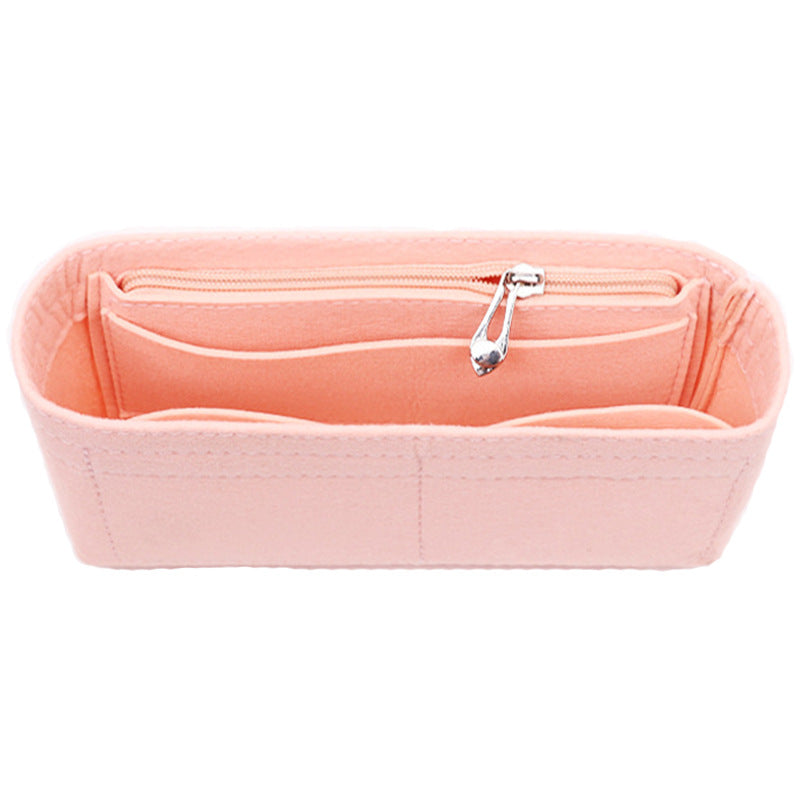 Solid Color Cosmetic Phone Storage Organizer Large Capacity Inner Bag Compartment