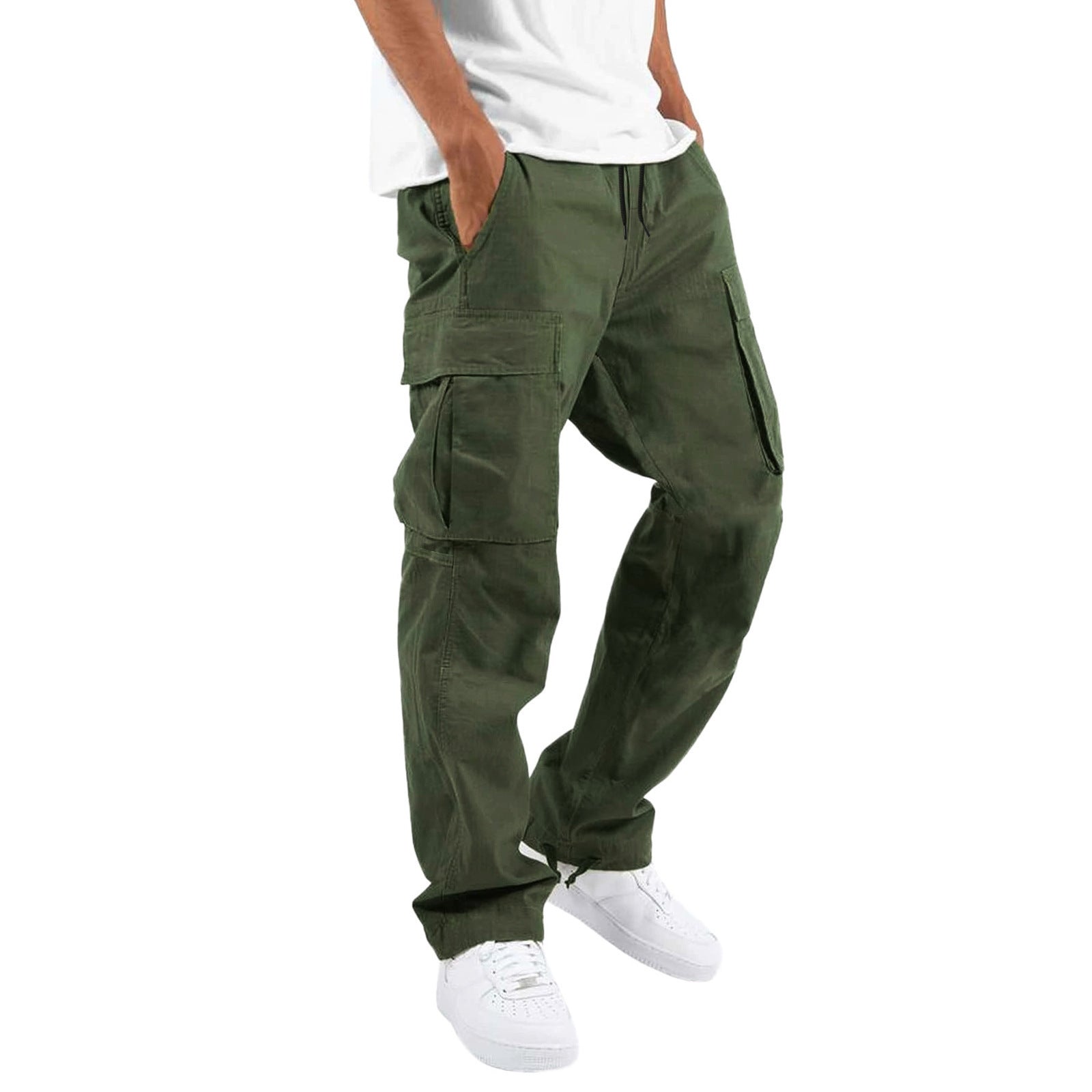 Men's Cargo Pants Long Trousers for Casual and Sporty Wear