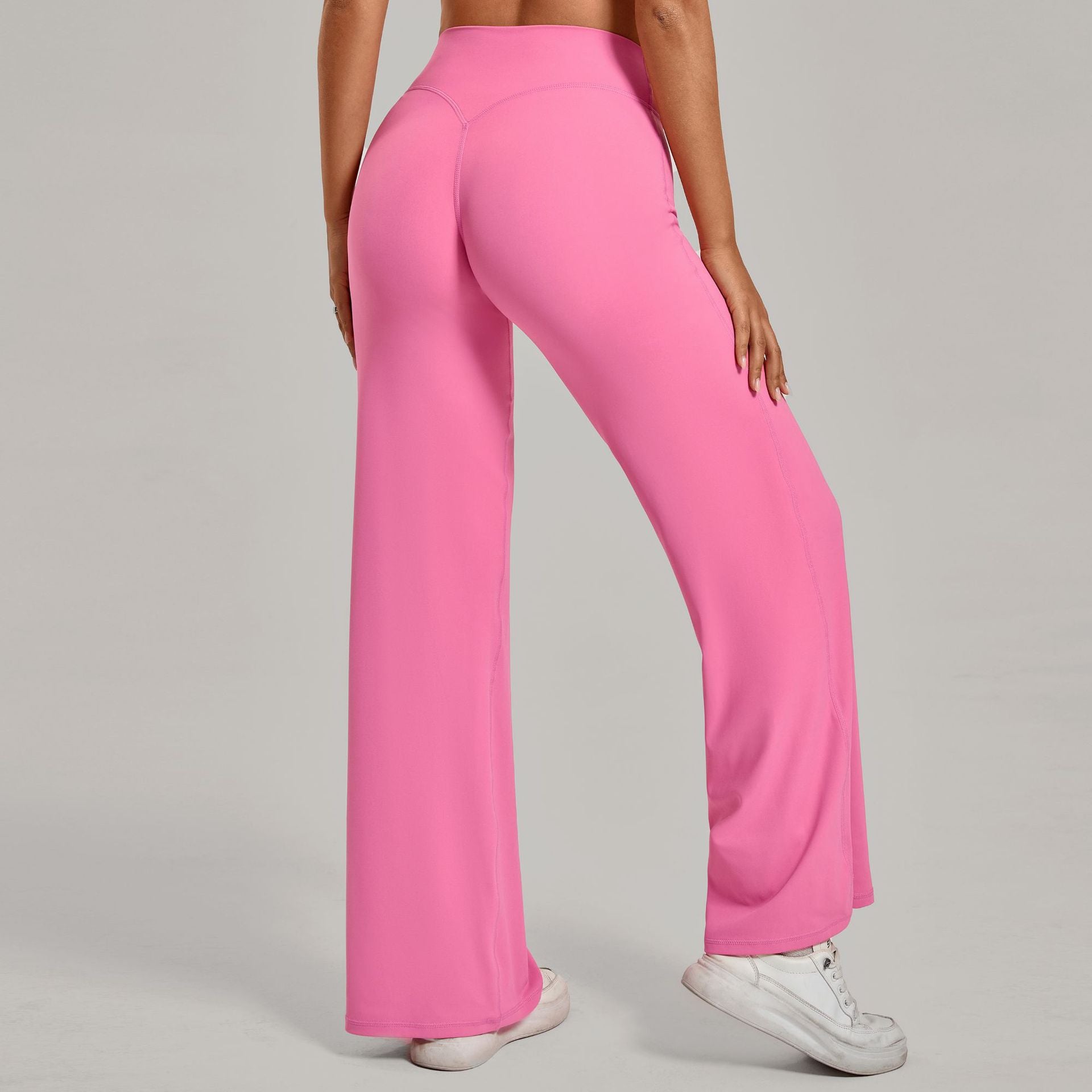 Comfortable High-Waisted Straight Leg Yoga Pants for Women
