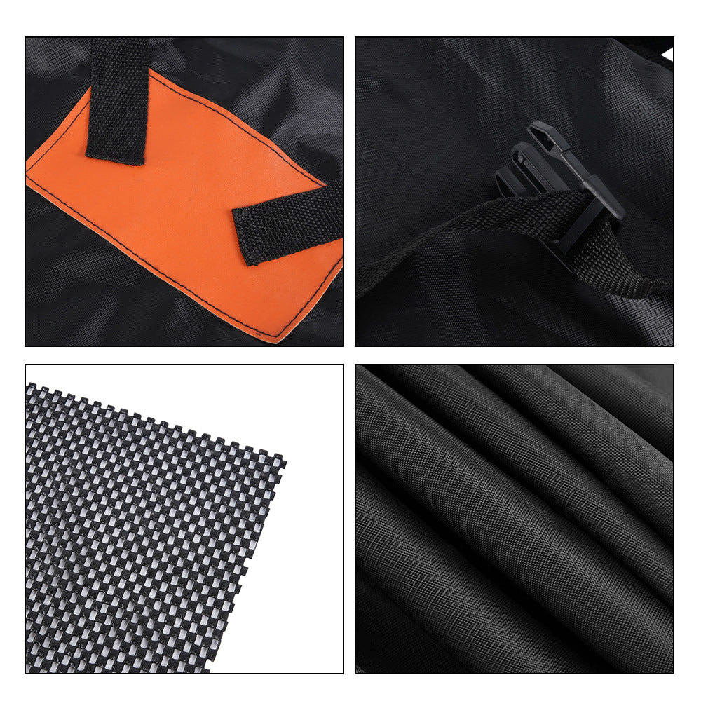 Car Roof Bag 420D Reinforced Oxford Fabric Waterproof Sun Protection Camping Outdoor Luggage Storage Bag