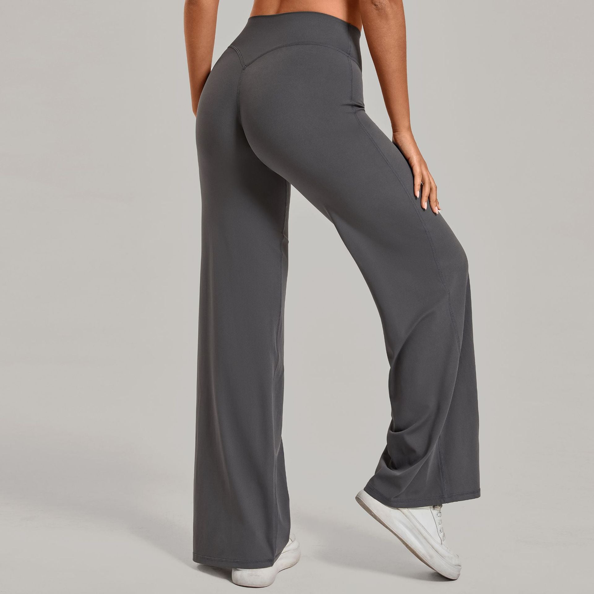 Comfortable High-Waisted Straight Leg Yoga Pants for Women