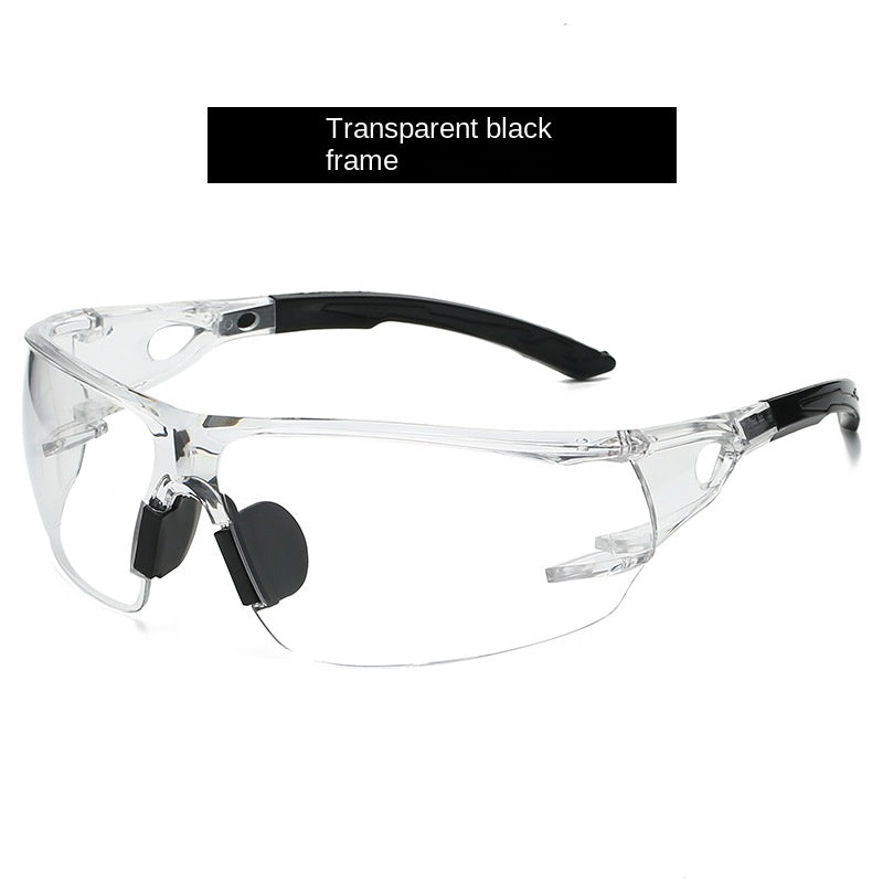 Professional Cycling Protective Glasses Frameless Integrated Safety Goggles Windproof