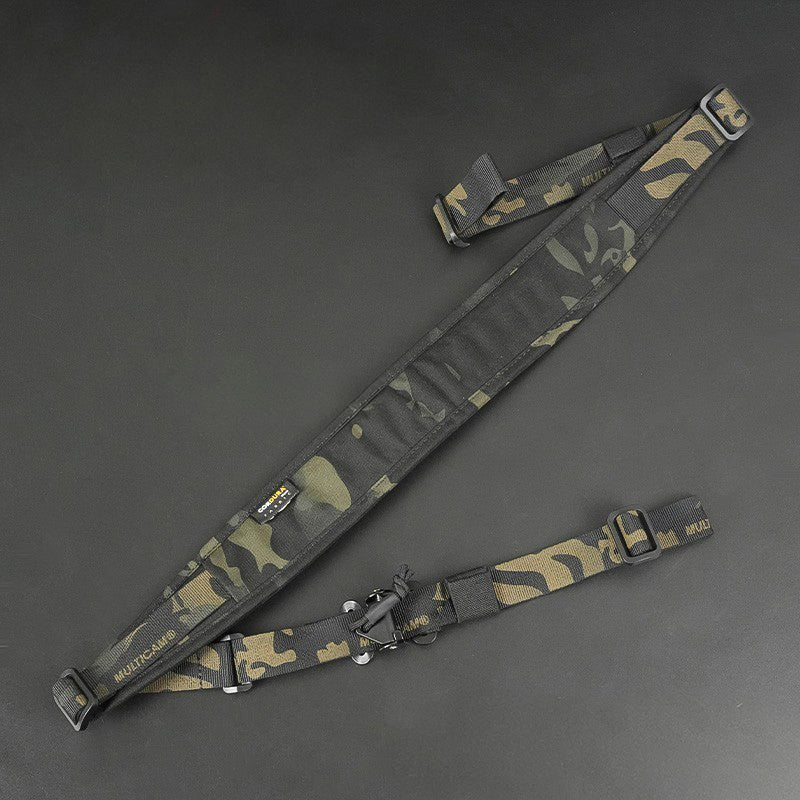 QD Tactical Rifle Sling, 2-Point Adjustable Airgun Strap, Nylon Quick Detach Sling for M4 AK Hunting
