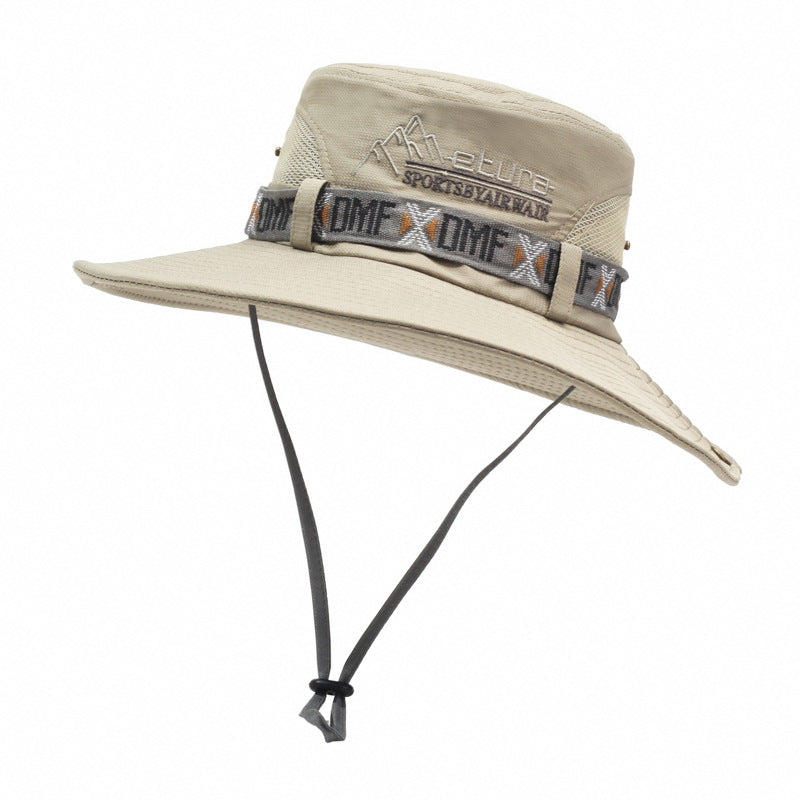 Men's  Bucket Hat Outdoor Sun Protection Wide Brim Hat Fishing Cap Beach Hiking Sun Hat
