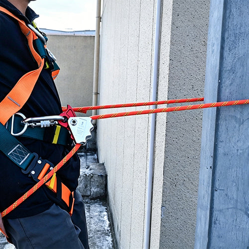 Auto Lock Carabiner & Rope Grab – High Altitude Fall Protection Safety Hook